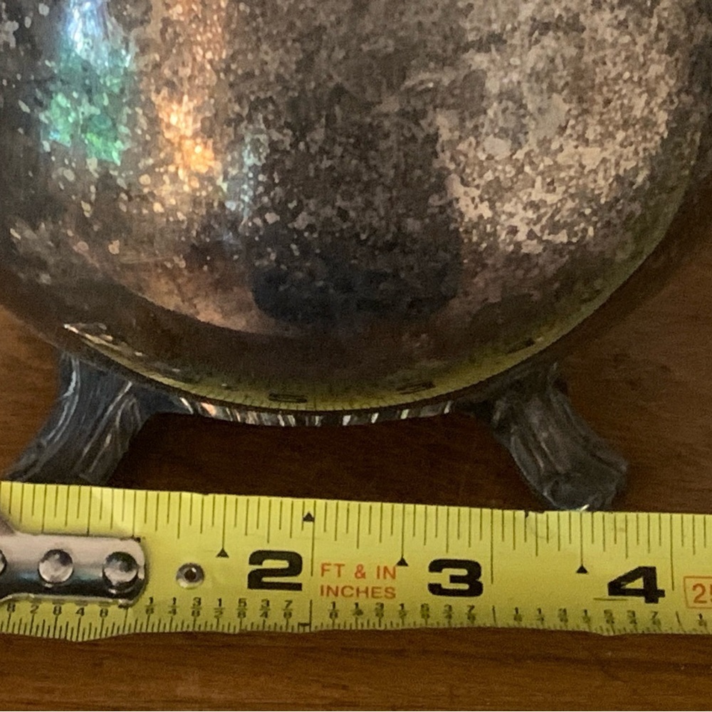 LS Co. Tea / Coffee Pot Silverplated 9" Tall- Uncleaned Patina!! - Picture 4 of 16
